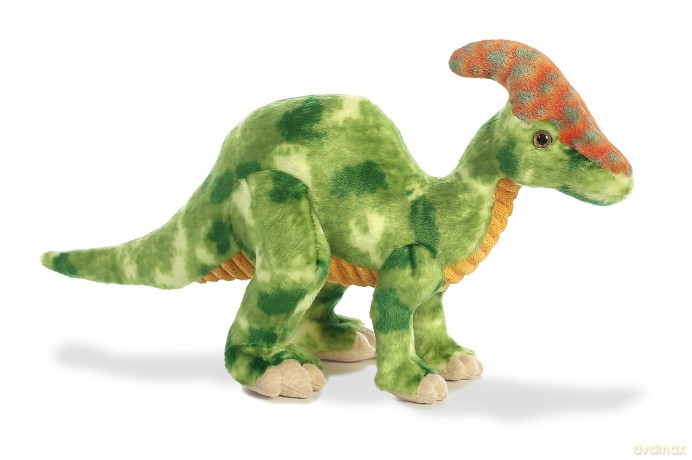 Aurora, 60690, Parasaurolophus Dinosaur,14In, Soft Toy, Green