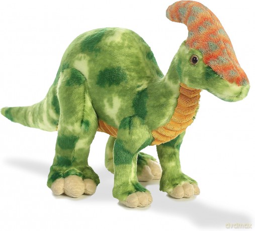 Aurora, 60690, Parasaurolophus Dinosaur,14In, Soft Toy, Green