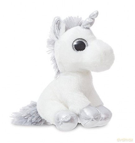 Aurora, 60835, Sparkle Tales, Sparkle Unicorn, Soft Toy, 7In, Soft Toy, Silver