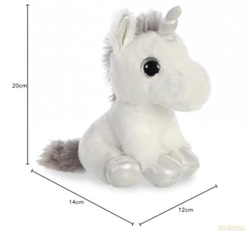 Aurora, 60835, Sparkle Tales, Sparkle Unicorn, Soft Toy, 7In, Soft Toy, Silver