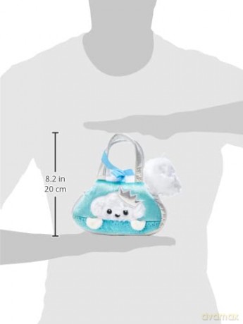 Aurora, 60847, Fancy Pal, Peek-a-Boo Princess Puppy, 8In, Soft Toy, White and Blue