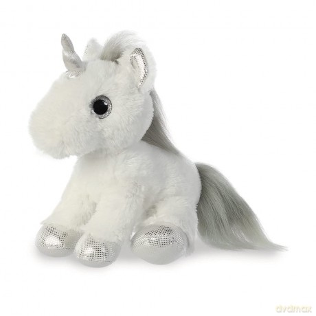 Aurora, 60855, Sparkle Tales, Twilight Unicorn, 12In, Soft Toy, Silver, 12-Inch