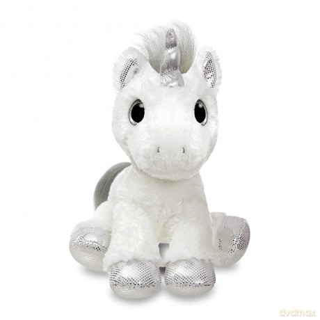 Aurora, 60855, Sparkle Tales, Twilight Unicorn, 12In, Soft Toy, Silver, 12-Inch