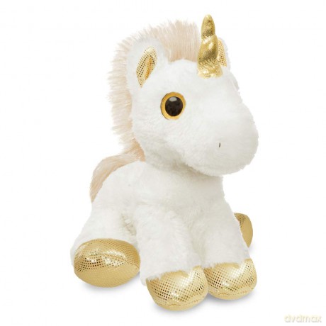 Aurora, 60856, Sparkle Tales, Star Unicorn, 12In, Soft Toy, Gold, 12-Inch
