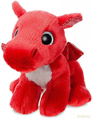 Aurora, 60862, Sparkle Tales, Flame Dragon,7In, Soft Toy, Red