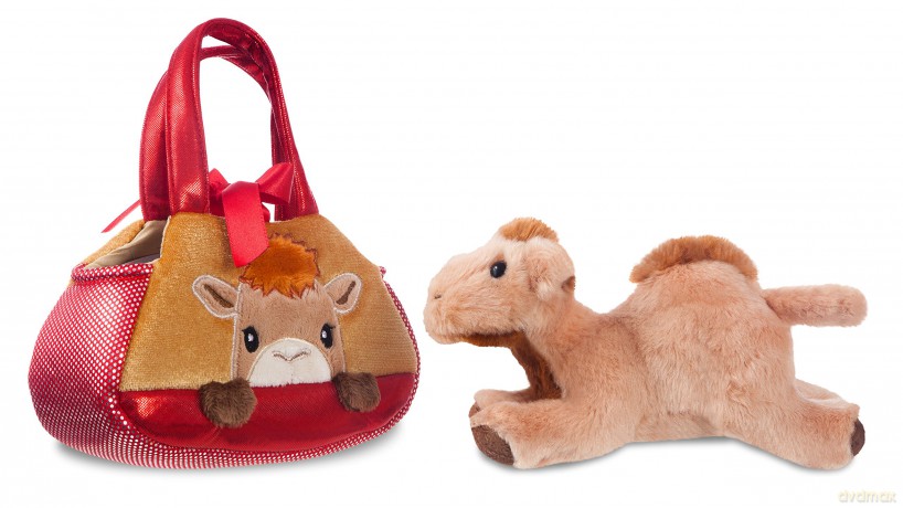 Aurora, 60872, Fancy Pal, Peek-A-Boo Camel, 8In, Soft Toy, Red and Brown