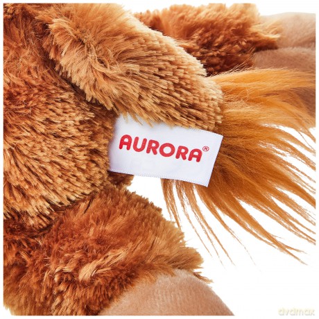 Aurora, 60932, Flopsie Highland Cow, 12In, Soft Toy, Red