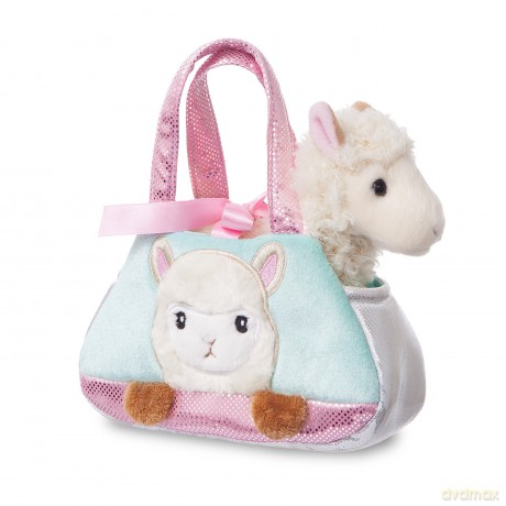 Aurora, 60935, Fancy Pal, Peek-A-Boo Alpaca, 8In, Soft Toy, (Pink, Blue, White)