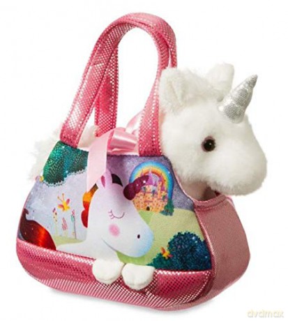 Aurora, 60961, Sparkle Tales, Melody Unicorn Fancy Pal, 8In, Pink and White