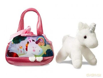 Aurora, 60961, Sparkle Tales, Melody Unicorn Fancy Pal, 8In, Pink and White