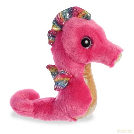 Aurora, 61028, Sparkle Tales, Reef Sea Horse, 7In, Soft Toy, Pink