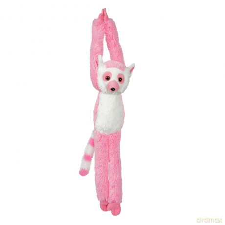 Aurora, 61052, Hanging Lemur, 19In, Soft Toy, Pink