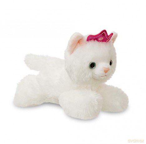 Aurora, 61172, Fancy Pal, Cat In Rainbow Handbag, 8In, Soft Toy, White, Pink