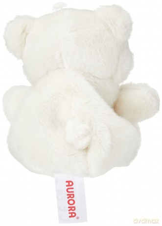 Aurora, 61355, Palm Pals Snowy Polar Bear, 5In, Soft Toy, White