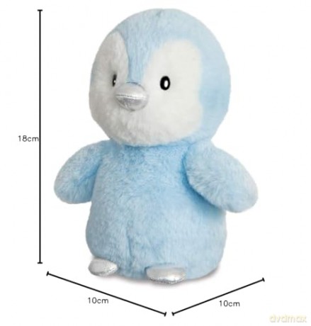 Aurora, 61358, Glitzy Tots Penguin, 8In, Soft Toy, Blue