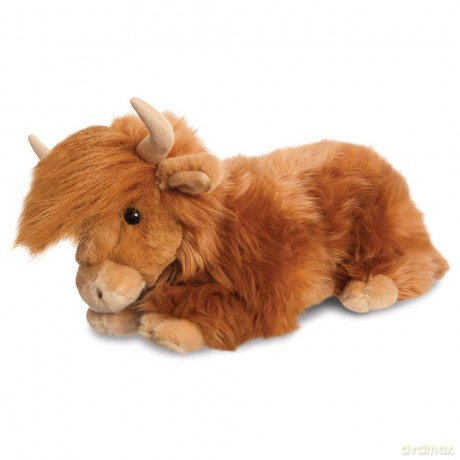 Aurora, 61362, Borealis, Bruce Highland Cow, 16In, Soft Toy, Brown