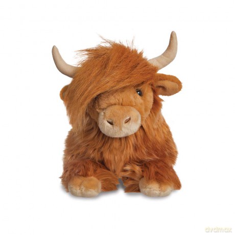 Aurora, 61362, Borealis, Bruce Highland Cow, 16In, Soft Toy, Brown