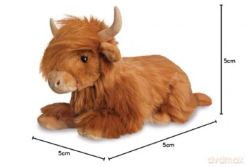 Aurora, 61362, Borealis, Bruce Highland Cow, 16In, Soft Toy, Brown