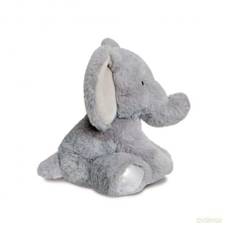 Aurora, 61410, Glitzy Tots Elephant, 6In, Soft Toy, Grey and Silver