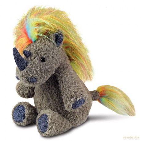 Aurora, 61530, Luxe Boutique Azari Rhino 10In, Soft Toy, Grey
