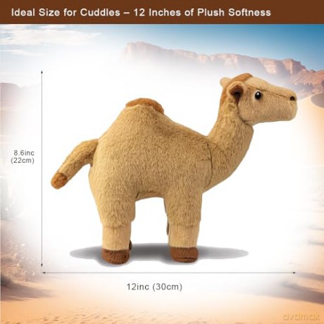 Aurora, 61537, Eco Nation Camel 12In, Soft Toy, Brown