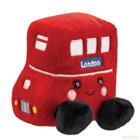 Aurora, 61567, Palm Pals Bertie Red Bus, 5I, Soft Toy, Red and Black
