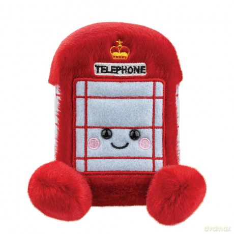 Aurora, 61569, Palm Pals Hattie Telephone Box, 5I, Soft Toy, Red and White