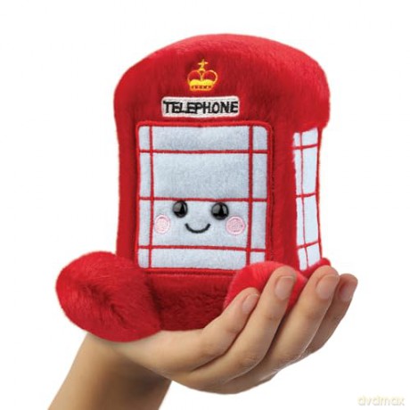 Aurora, 61569, Palm Pals Hattie Telephone Box, 5I, Soft Toy, Red and White