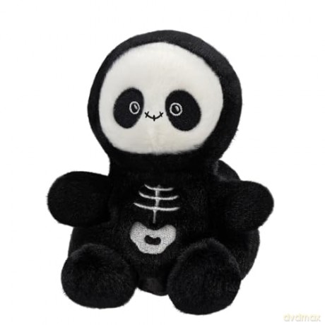 Aurora, 61602, Palm Pals Skelly Skeleton 5In, Soft Toy, Black