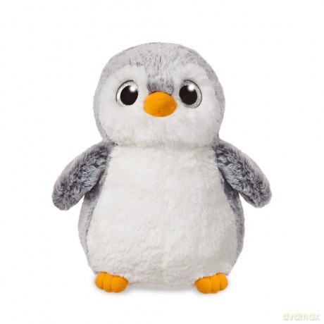 Aurora, 73746, Pompom Penguin, 9In, Soft Toy, Grey and White