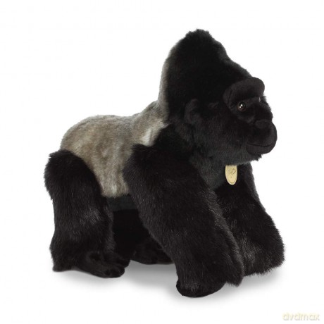Aurora, 80431, MiYoni Silverback Gorilla, 13In, Soft Toy, Black