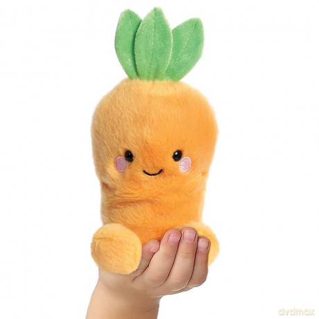 Aurora, 82054, Palm Pals Cheerful Carrot, 5In, Eco Friendly Soft Toy, Orange