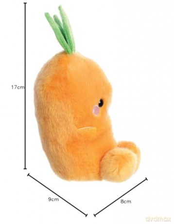 Aurora, 82054, Palm Pals Cheerful Carrot, 5In, Eco Friendly Soft Toy, Orange