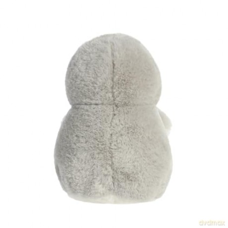 Aurora, 99361, PomPom Penguin w/Xmas Tree 8In, Soft Toy, white and grey