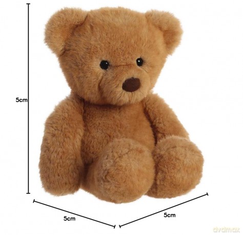 Aurora, Archie Teddy Bear 13 Inches, 01780, Brown, Soft Toy for Children