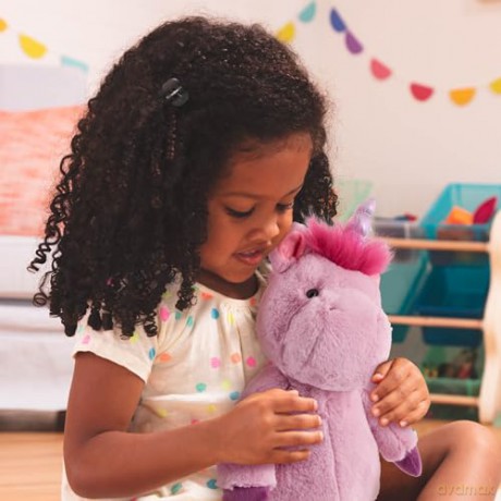 B. 62243455627 Happyhues - Penny Periwinkle Battat Plush Unicorn - Stuffed Animal - Soft Purple Washable Toys for Baby, Toddler, Kids - 0 Months, 30 cm