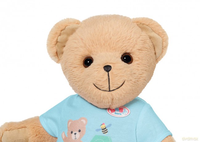 BABY born Bear Blue 835593 - 36cm Little Bear with Soft Stuffed Body - Includes Pink Outfit and Accessories - Designed to Fit 43cm BABY born Clothing - Suitable for Kids from 0+