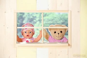BABY born Bear Pink 835586 - 36cm Little Bear with Soft Stuffed Body - Includes Pink Outfit and Accessories - Designed to Fit 43cm BABY born Clothing - Suitable for Kids from 0+