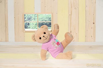 BABY born Bear Pink 835586 - 36cm Little Bear with Soft Stuffed Body - Includes Pink Outfit and Accessories - Designed to Fit 43cm BABY born Clothing - Suitable for Kids from 0+