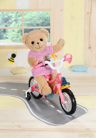 BABY born Bear Pink 835586 - 36cm Little Bear with Soft Stuffed Body - Includes Pink Outfit and Accessories - Designed to Fit 43cm BABY born Clothing - Suitable for Kids from 0+