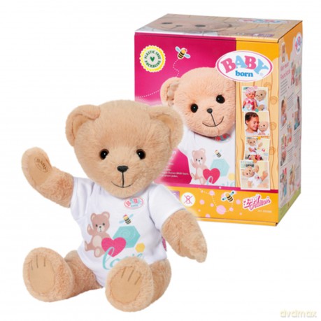 BABY born Bear White 835388 - 36cm Little Bear with Soft Stuffed Body - Includes White Outfit and Accessories - Designed to Fit 43cm BABY born Clothing - Suitable for Kids from 0+