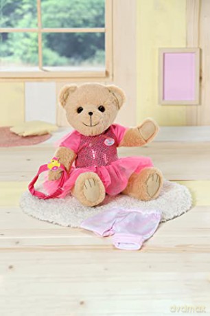 BABY born Bear White 835388 - 36cm Little Bear with Soft Stuffed Body - Includes White Outfit and Accessories - Designed to Fit 43cm BABY born Clothing - Suitable for Kids from 0+