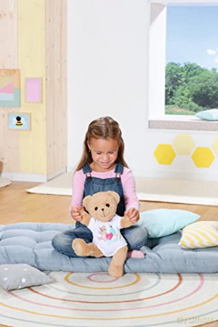 BABY born Bear White 835388 - 36cm Little Bear with Soft Stuffed Body - Includes White Outfit and Accessories - Designed to Fit 43cm BABY born Clothing - Suitable for Kids from 0+