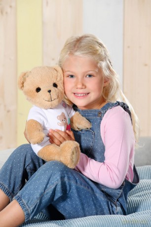 BABY born Bear White 835388 - 36cm Little Bear with Soft Stuffed Body - Includes White Outfit and Accessories - Designed to Fit 43cm BABY born Clothing - Suitable for Kids from 0+