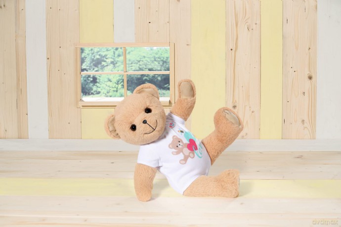 BABY born Bear White 835388 - 36cm Little Bear with Soft Stuffed Body - Includes White Outfit and Accessories - Designed to Fit 43cm BABY born Clothing - Suitable for Kids from 0+