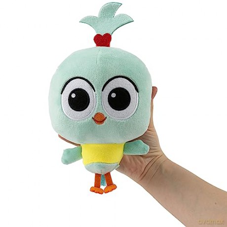 BANDAI Milo Bird Teddy Bear Plush Toys - 20cm Lark Cuddly Toy from the Milo Animated Series | Huggable Boys and Girls Toys with Soft Touch Material | Adorable Cartoon Stuffed Animals Toys for Kids