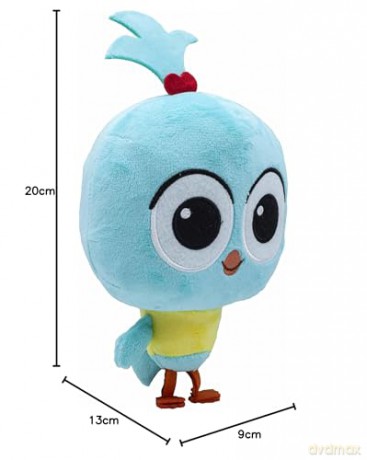 BANDAI Milo Bird Teddy Bear Plush Toys - 20cm Lark Cuddly Toy from the Milo Animated Series | Huggable Boys and Girls Toys with Soft Touch Material | Adorable Cartoon Stuffed Animals Toys for Kids