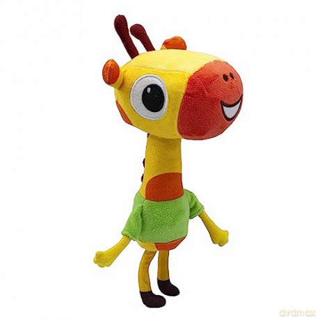 BANDAI Milo Giraffe Teddy Bear Stuffed Animal - 20cm Lofty Soft Toys from the Milo Animated Series | Cute Talking Giraffe Plush with Sounds and Phrases | Adorable Cartoon Musical Toys for 1 Year Old