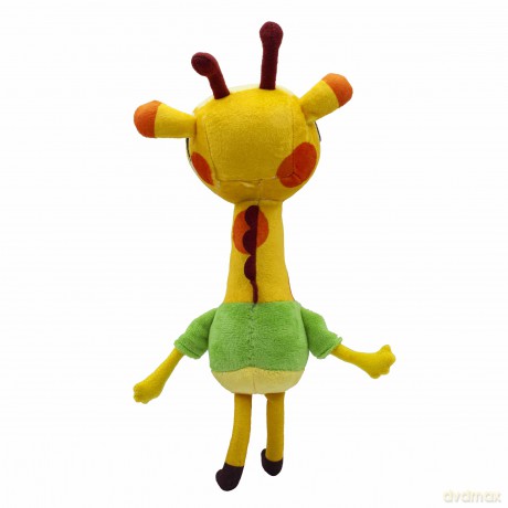 BANDAI Milo Giraffe Teddy Plush Toys - 20cm Lofty Giraffe Toy from the Milo Animated Series | Cute and Cuddly Boys and Girls Toys with Soft Touch Material | Adorable Cartoon Animals Toys for Kids
