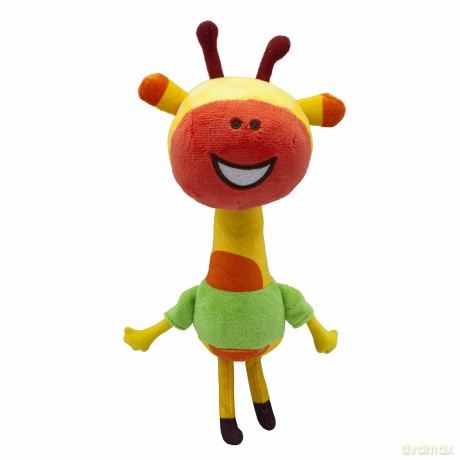 BANDAI Milo Giraffe Teddy Plush Toys - 20cm Lofty Giraffe Toy from the Milo Animated Series | Cute and Cuddly Boys and Girls Toys with Soft Touch Material | Adorable Cartoon Animals Toys for Kids